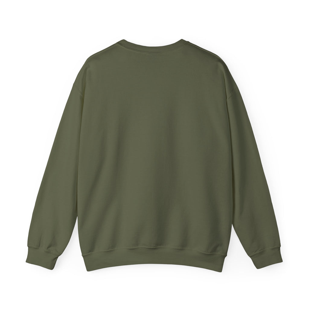 Crewneck Sweatshirt — "Soft Start, Strong Finish" Inspirational Graphic