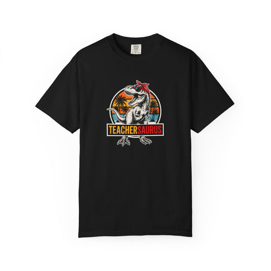 Teachersaurus T-shirt, Comfort Colors 1717