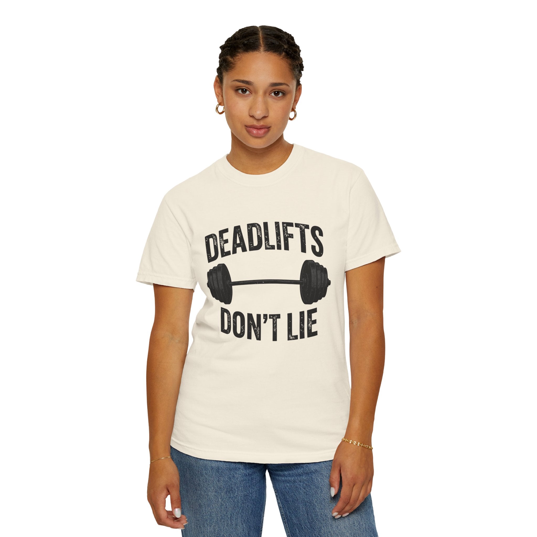 Deadlifts Don’t Lie Barbell T-Shirt