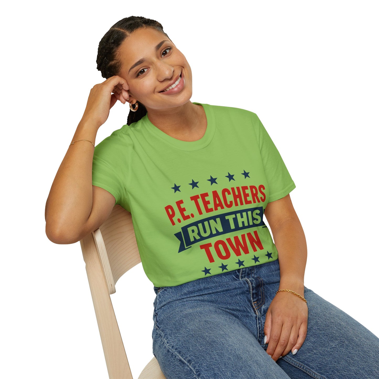 PE Teachers Run This Town Tee