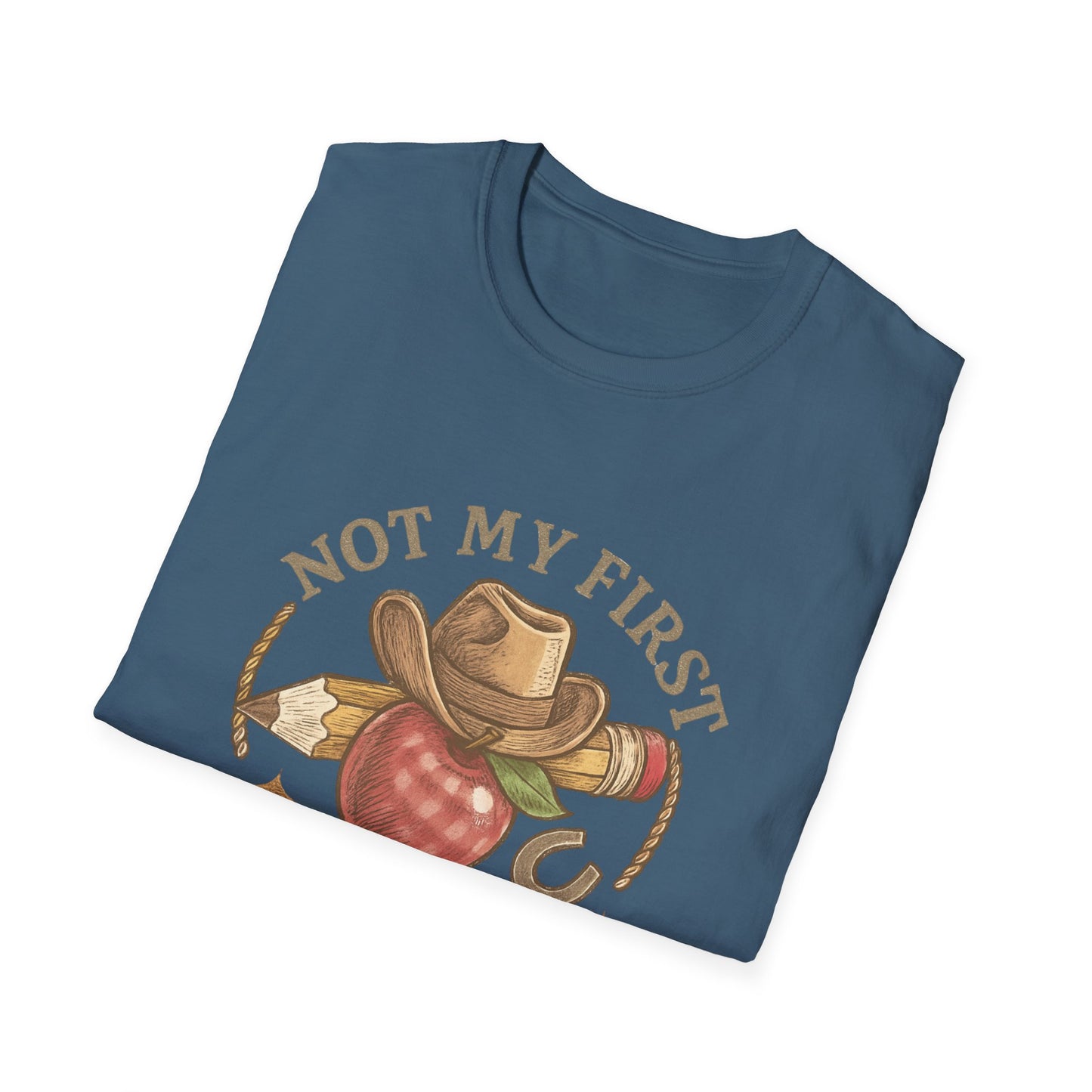 Not My First Rodeo T-Shirt — Vintage Cowboy Rodeo Tee