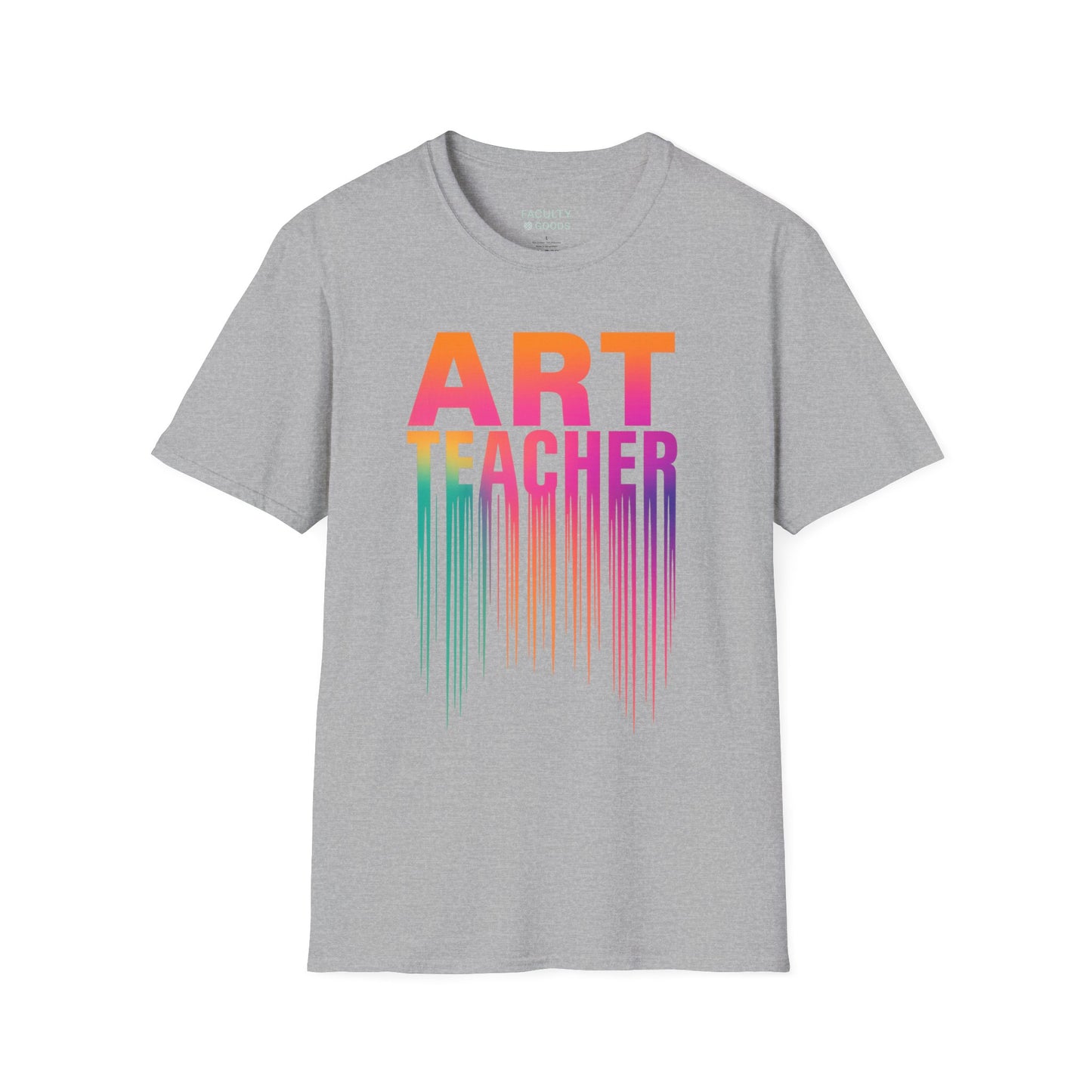 Art Teacher Dripping Paint Tee