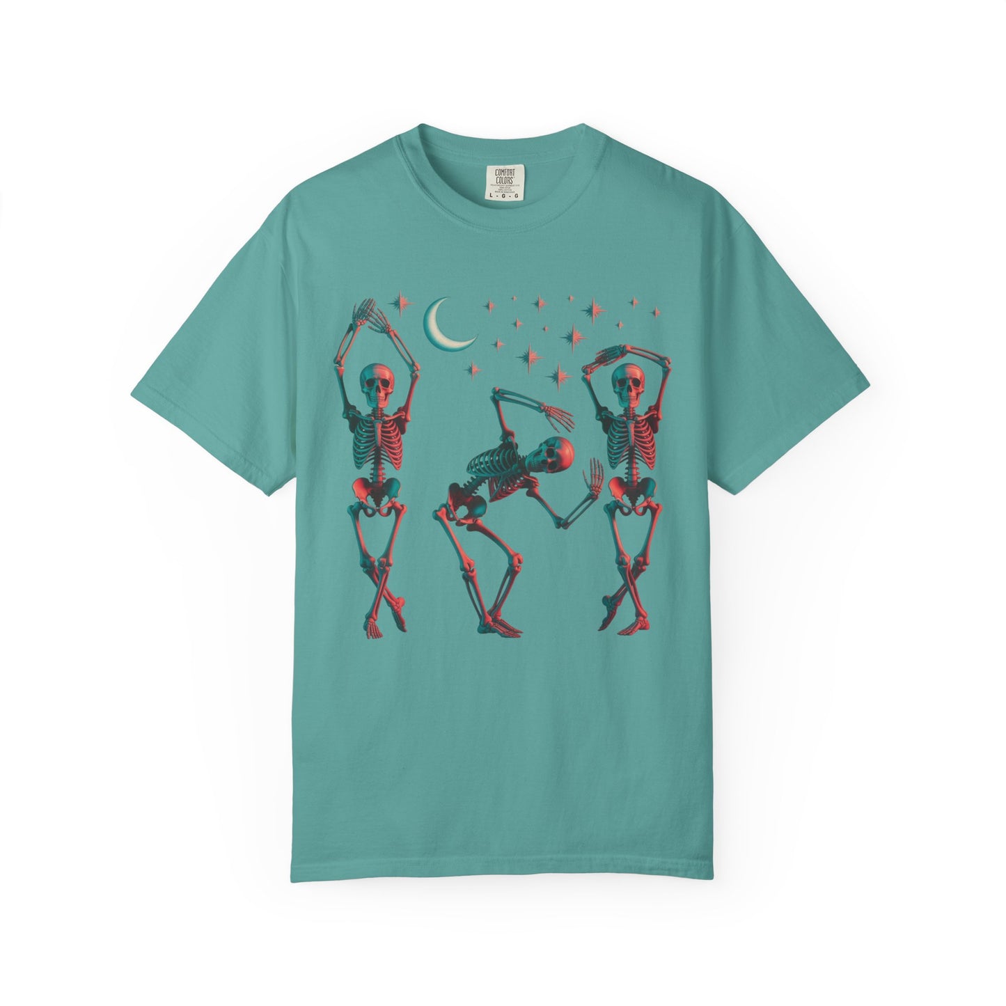 Halloween Dancing Skeletons Comfort Colors T-shirt