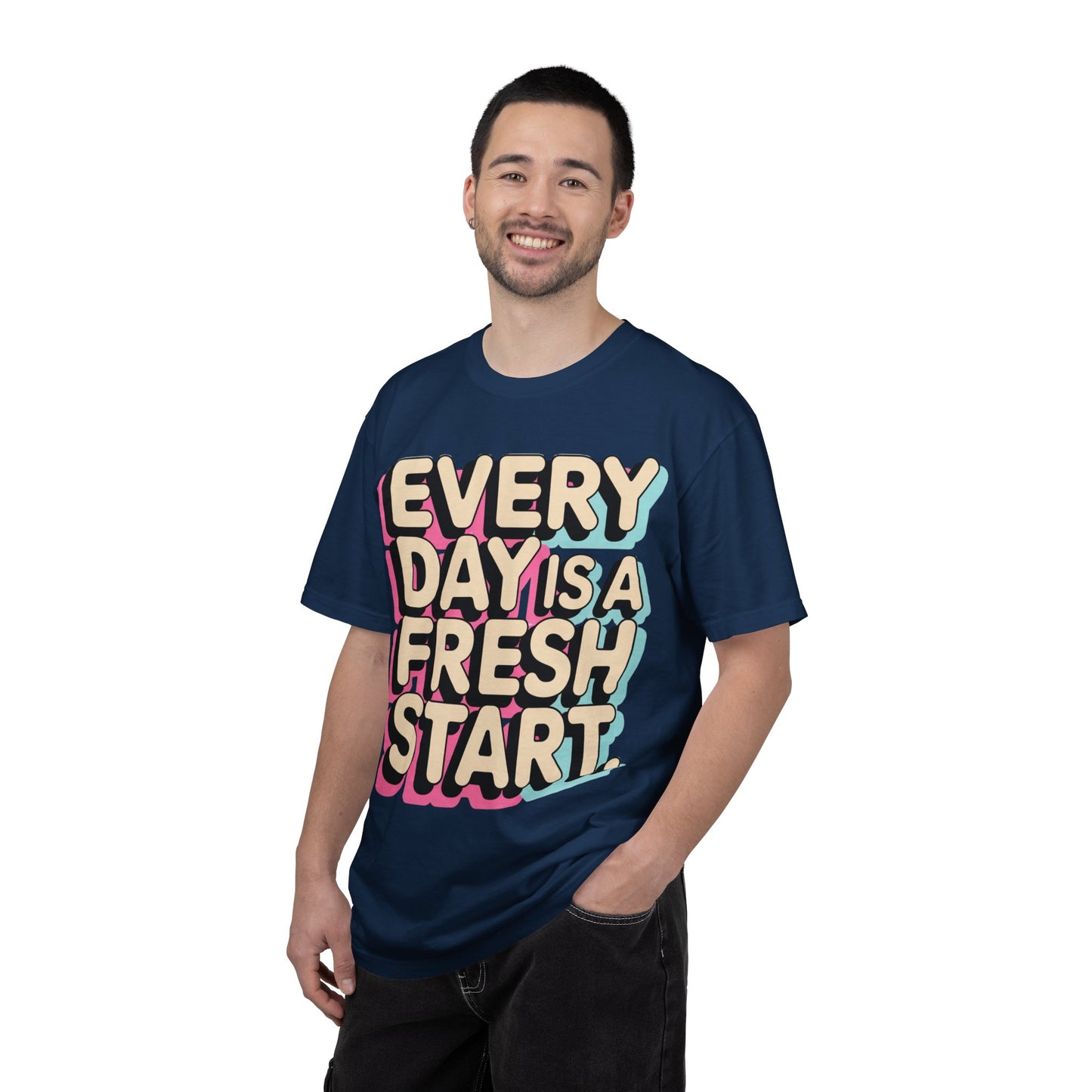 Every Day Is a Fresh Start Shirt | Comfort Colors 1717 Tee | Positive Teacher Shirt | Encouraging Graphic T-Shirt