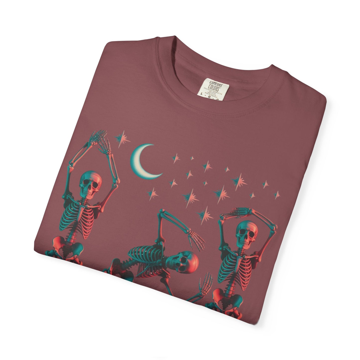 Halloween Dancing Skeletons Comfort Colors T-shirt