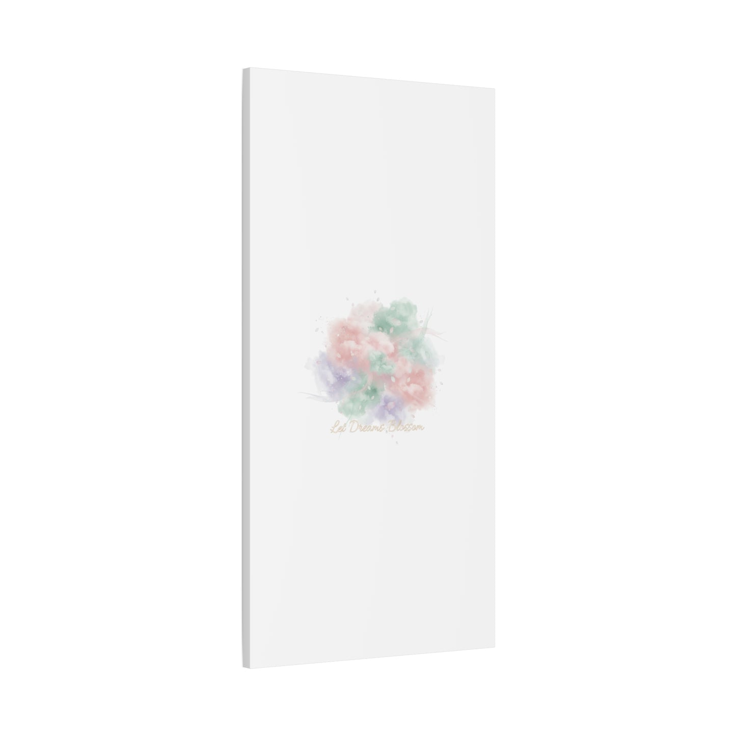 Dreamy Pastel Blossom Canvas | Matte Stretched Wall Art, pastel winter design