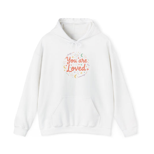 You Are Loved hoodie | handwritten doodle design, sketch aesthetic