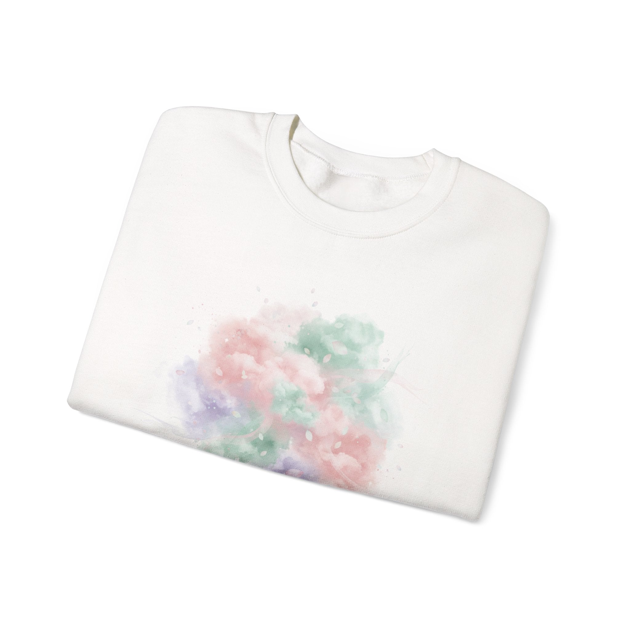 Dreamy Pastel Gradient Crewneck Sweatshirt | pastel winter design, soft spring vibe