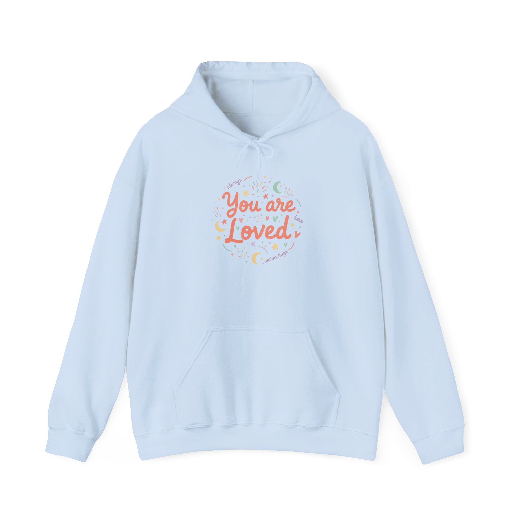 You Are Loved hoodie | handwritten doodle design, sketch aesthetic