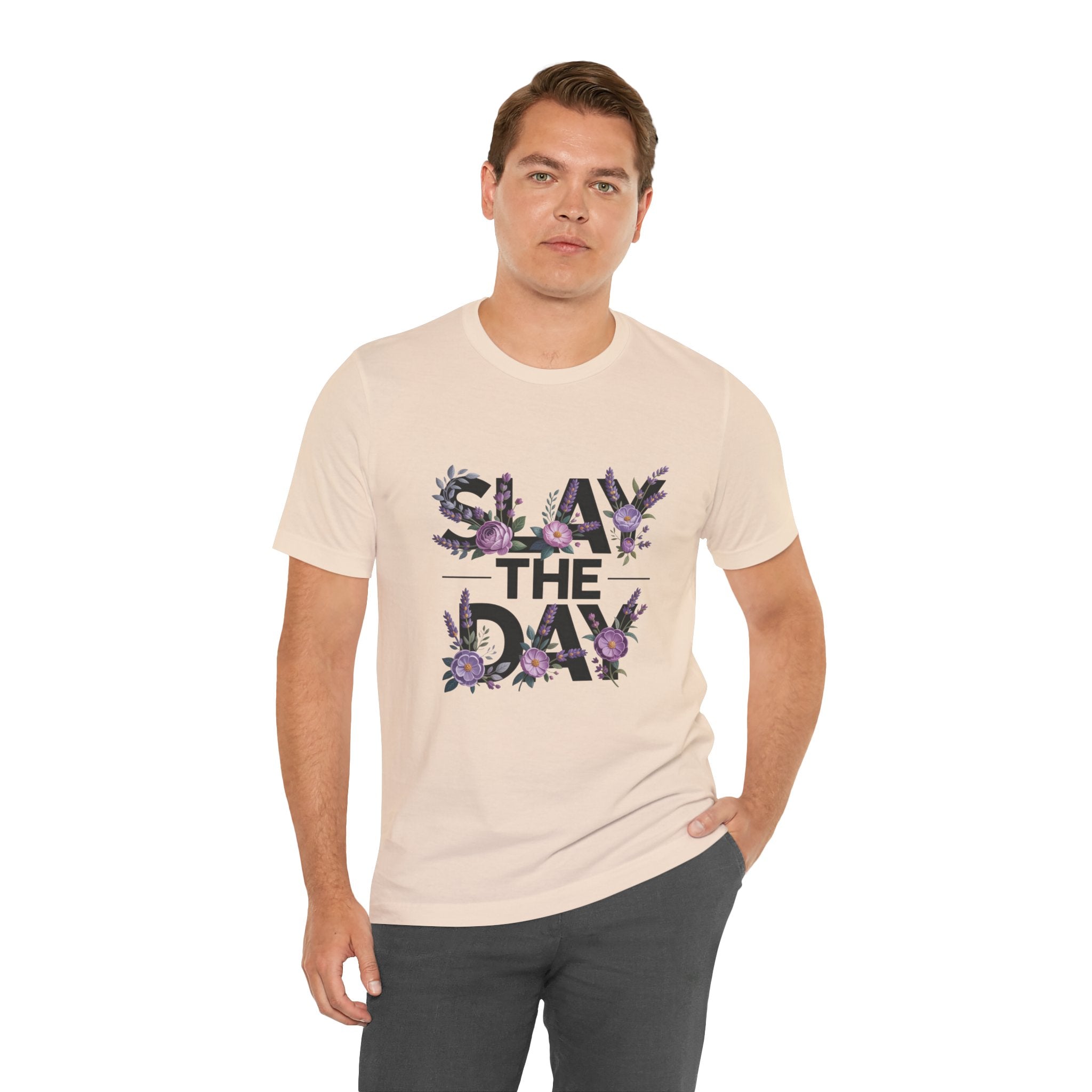 Floral Slay The Day Tee