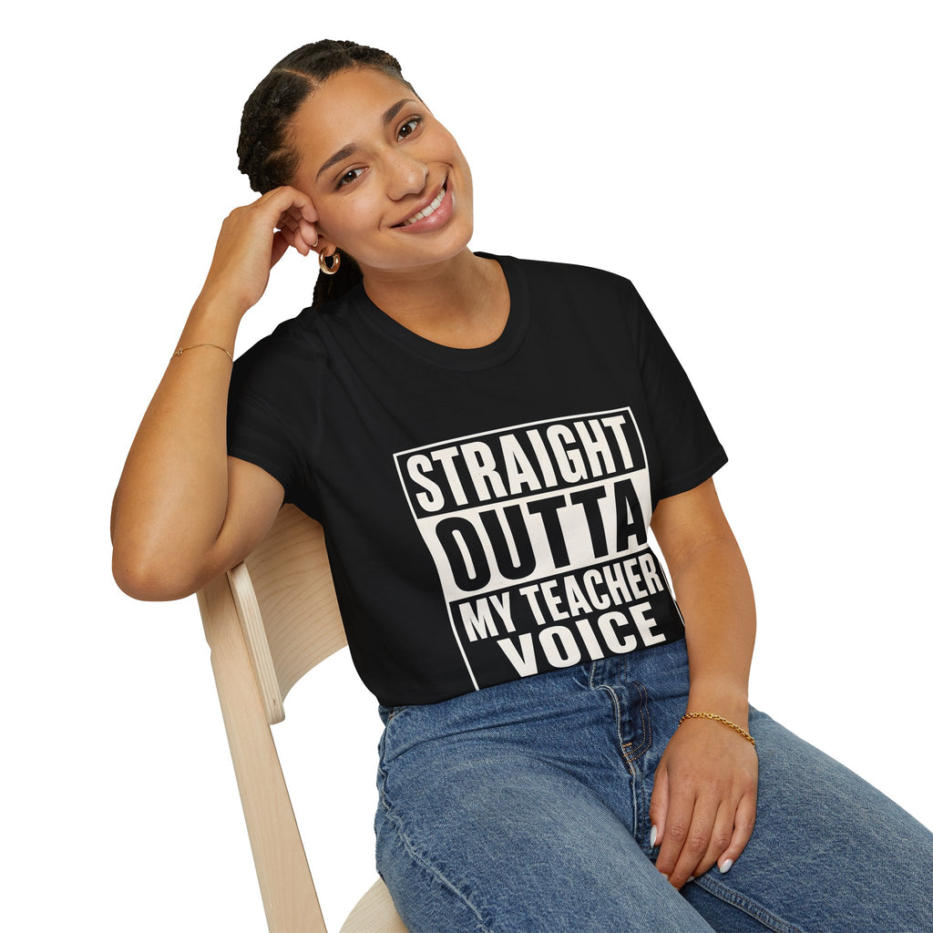 Straight Outta My Teacher Voice Tee