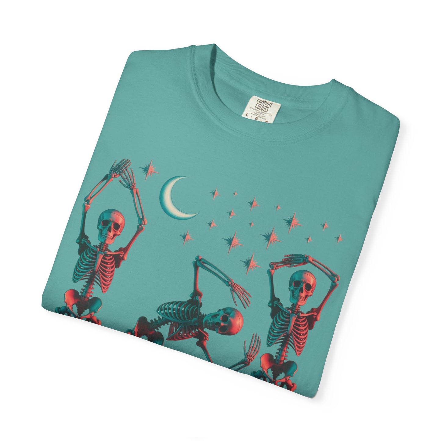 Halloween Dancing Skeletons Comfort Colors T-shirt