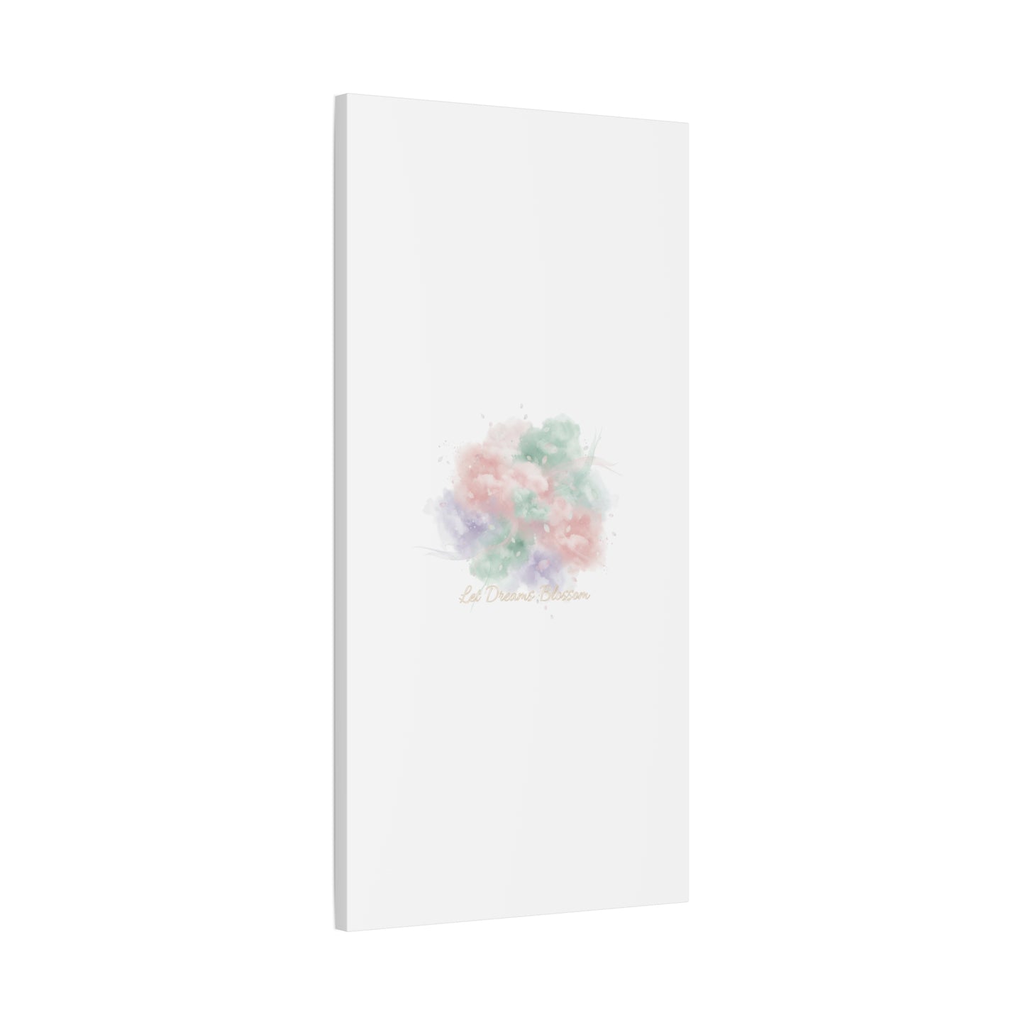 Dreamy Pastel Blossom Canvas | Matte Stretched Wall Art, pastel winter design