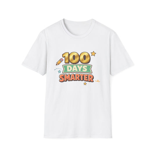 100 Days Smarter School T-Shirt — School Celebration Tee