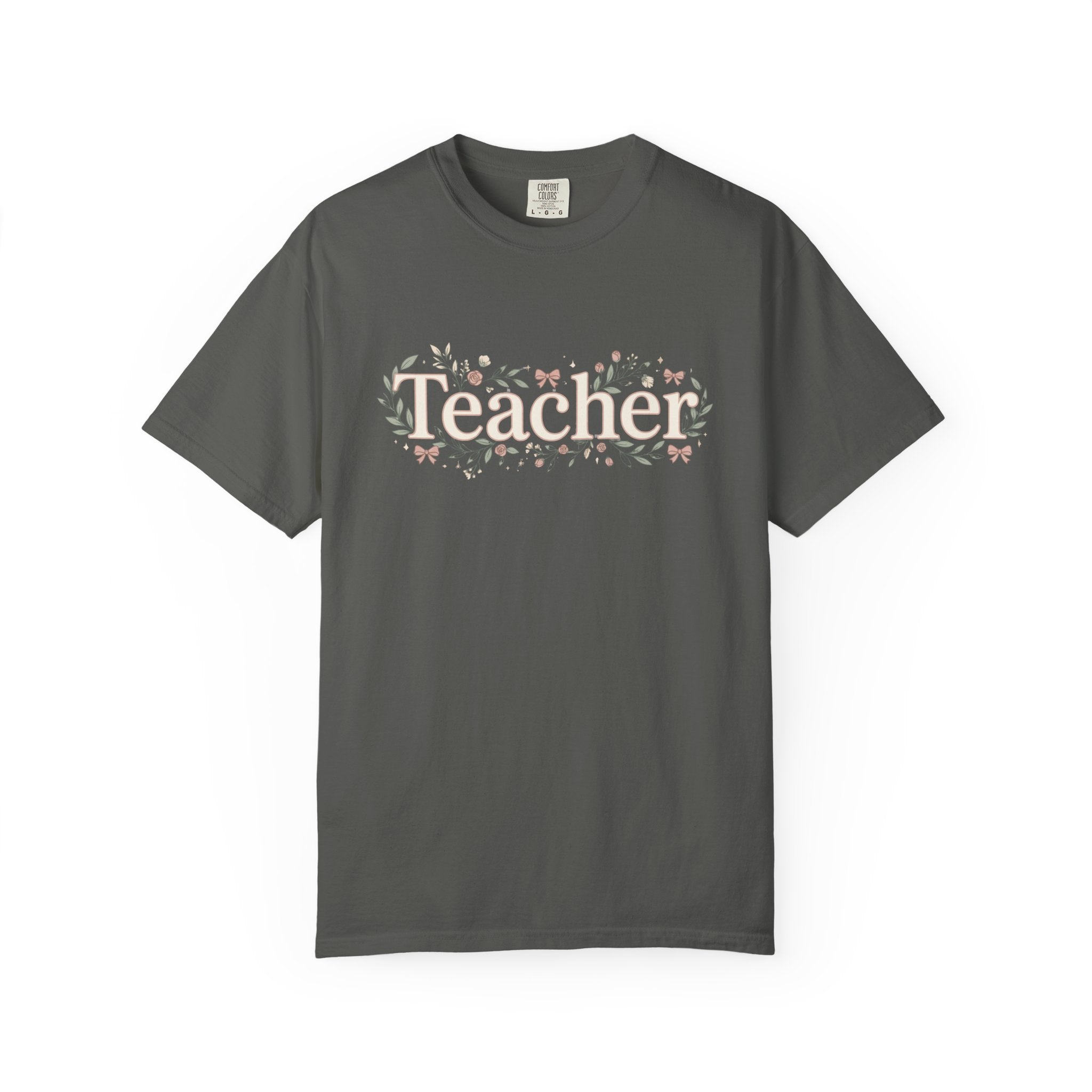 Teacher Floral T‑Shirt