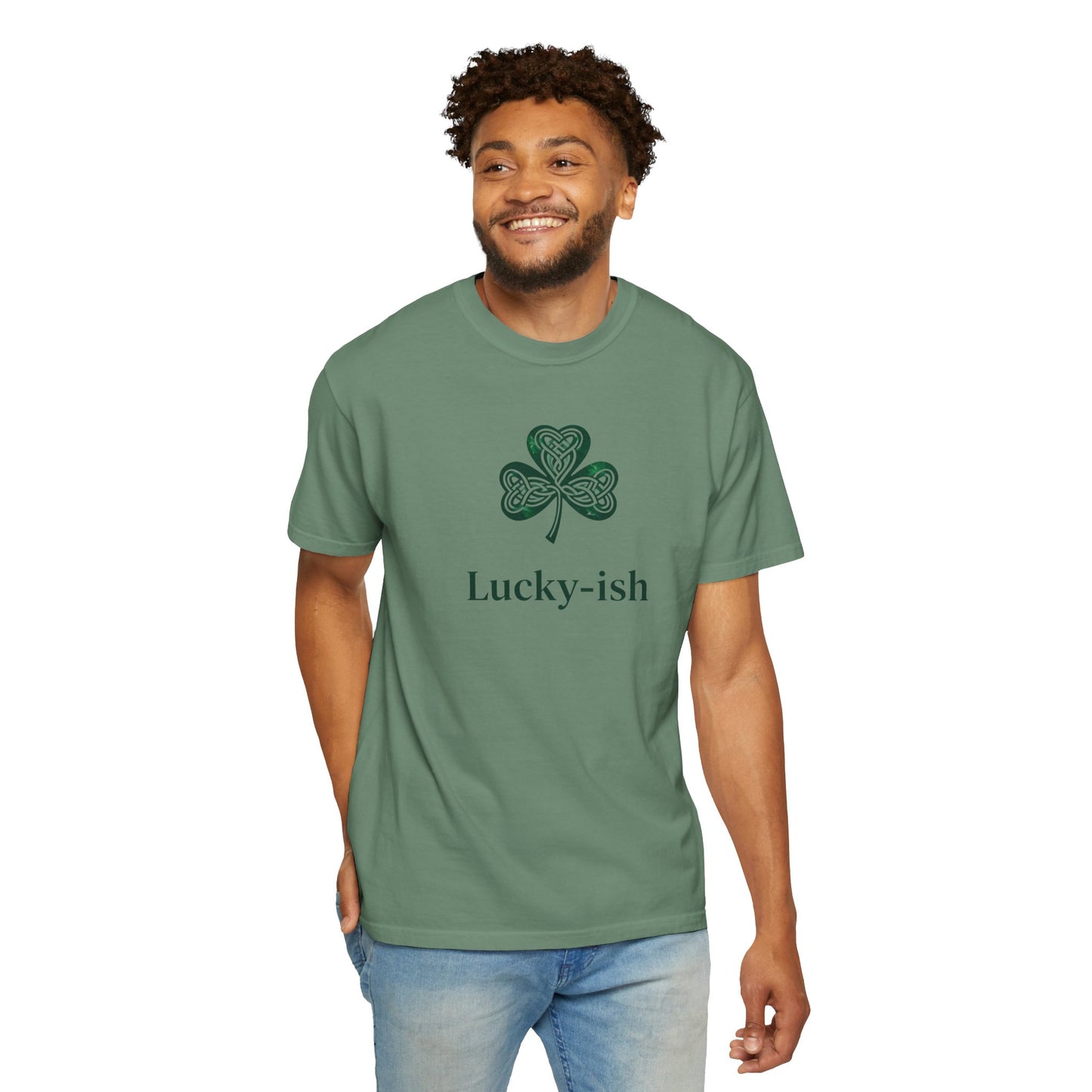 'Lucky-ish' Celtic Shamrock St. Patrick's Day Tee