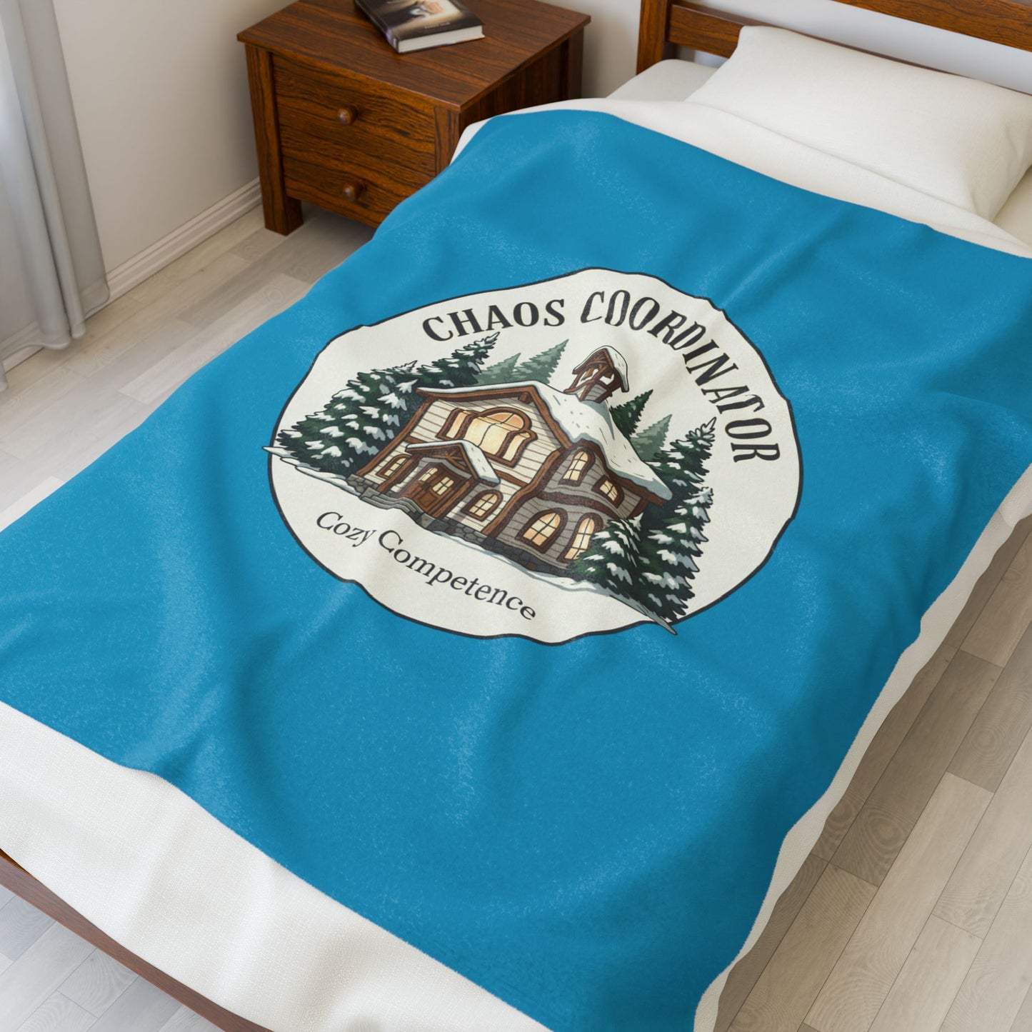 Chaos Coordinator Cozy Blanket | Funny Teacher Blanket | Classroom Humor Throw | Teacher Gift for Winter