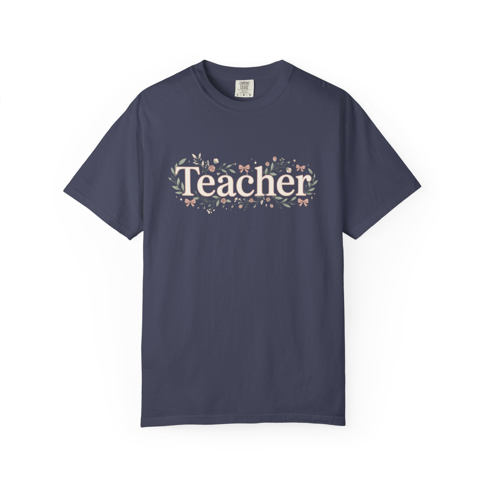 Teacher Floral T‑Shirt