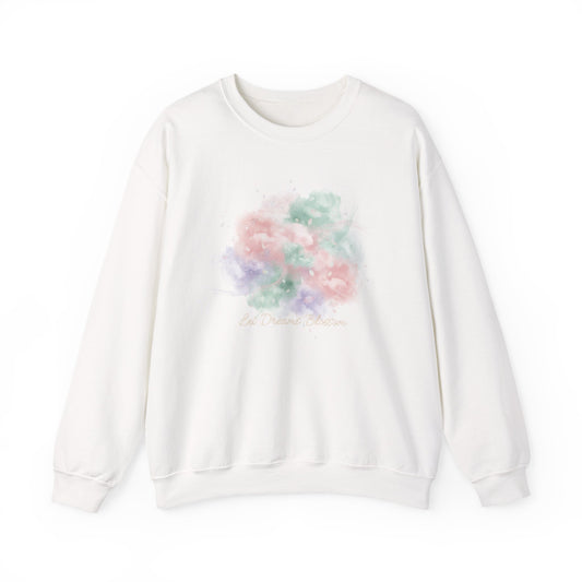 Dreamy Pastel Gradient Crewneck Sweatshirt | pastel winter design, soft spring vibe