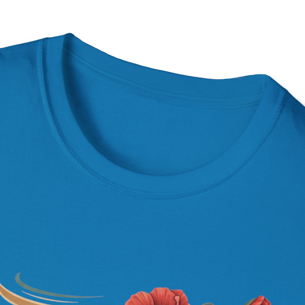 Pause Is Power T-Shirt — Floral Inspirational Mindfulness Tee