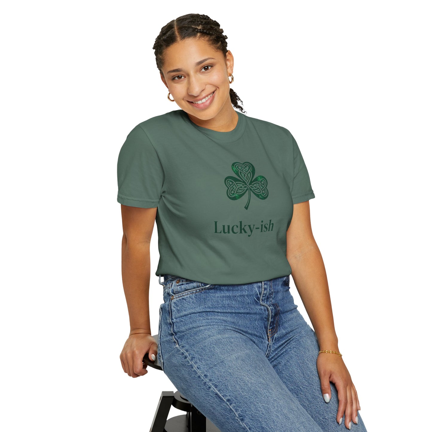 'Lucky-ish' Celtic Shamrock St. Patrick's Day Tee