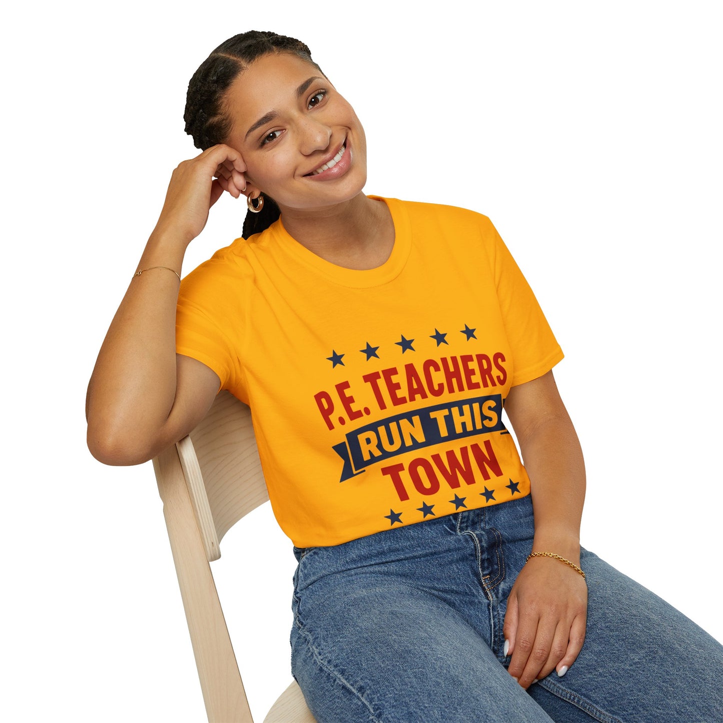 PE Teachers Run This Town Tee