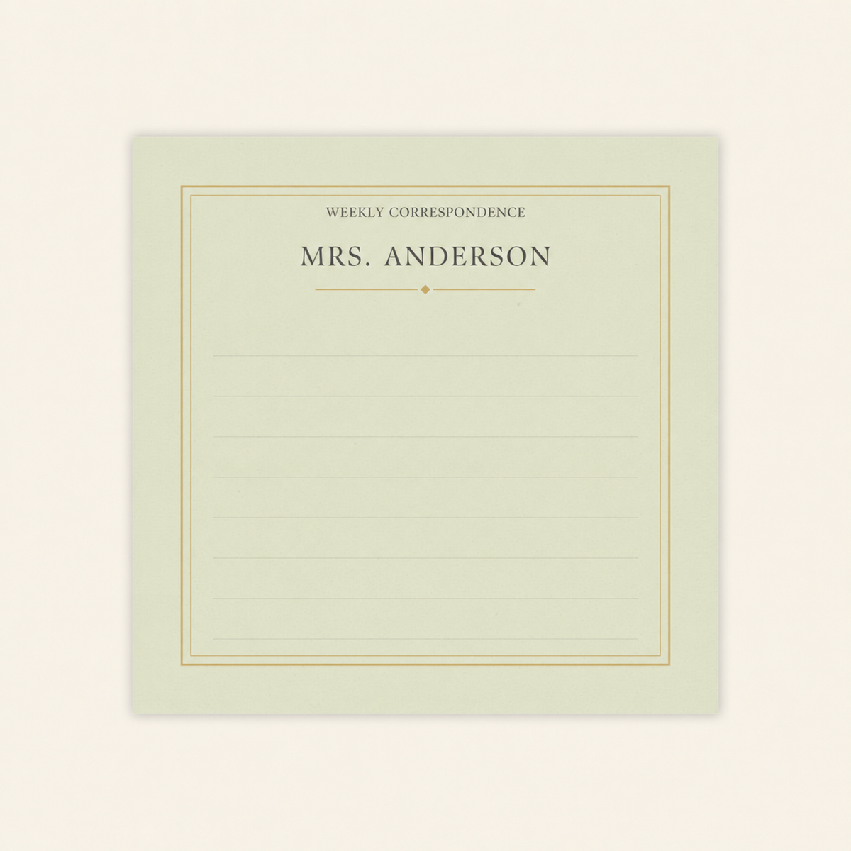 Personalized Teacher Sticky Notes, Custom Name Notepad Gift